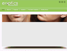 Tablet Screenshot of eoptics.com
